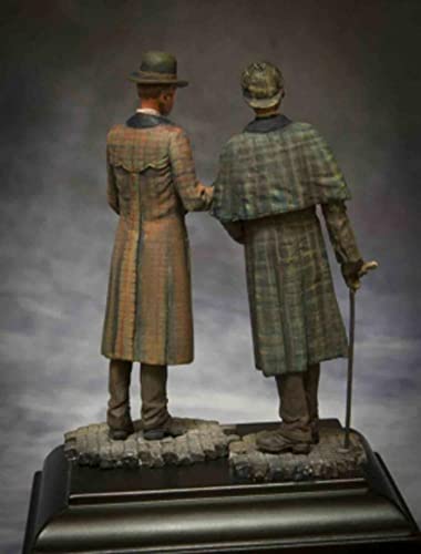 Kit de figura de resina 1:32 con 2 piezas sin pintar miniatura 2