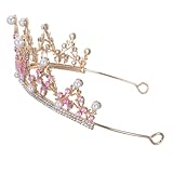 Didiseaon Tiara de Aleación con Diseño de Ramas y Perlas Pequeñas, Diadema con Gemas de Imitación para Boda, Fiesta y Eventos Formales, Accesorio Cabello Femenino Elegante y Ligero