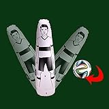 Alftek Freistoß Dummies 1.75m Fußball Kinder Erwachsene Fußballtraining Fußball Dummy Boxsack, Torwart Keeper Tumbler Aufblasbarer Trainingspuppe