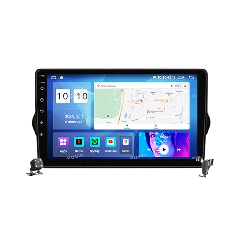 Radio 2 Din Android 12.0 con GPS y Bluetooth para Fiat Tipo y Egea 2015-2018