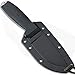 ESEE-3 S35V Fixed Blade Knife, 3D Contoured Handle, Ambidextrous Polymer Sheath, Made in USA