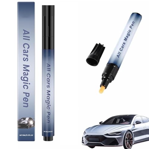 All Cars Magic Pen,Pluma De Retoque del Coche,Bolígrafo de Reparación Arañazos Coches,Juego de Bolígrafos para Reparar Arañazos en el Coche,Repara Rápidamente Arañazos y Daños en la Pintura (1pc)