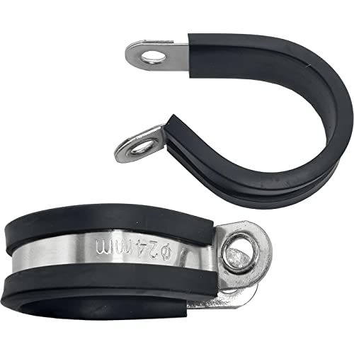 Staffa Di Sicurezza In Acciaio Inox Con Anello In Gomma – Per Cavallo (Taglia Unica)