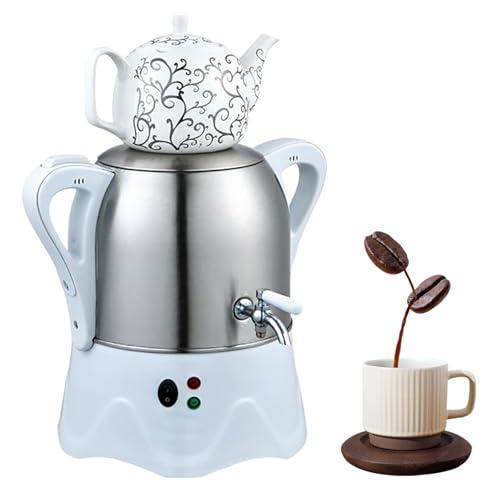 2000W Electric Tea Maker, 3L Czajnik ze stali nierdzewnej i 1L ceramiczny czajnik, Auto Keep Warm, Hot Water Dispenser do kawy, Herbata ziołowa, Gathering z rodziny