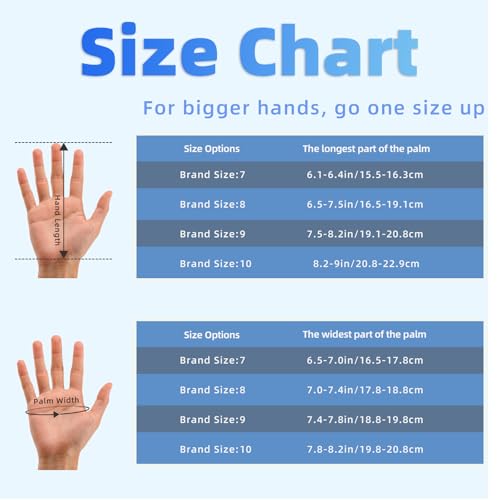 WVVOU Premium Adult Youth Goalkeeper Gloves Breathable High-Performance with 4+3mm Sticky Grip Latex Palm Including Guantes De Portero (BlackBlue, 9)
