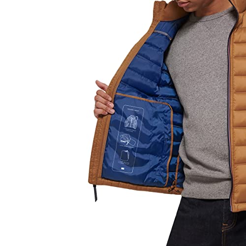 Image of Tommy Hilfiger Mens Embroidered Logo Puffer Jacket