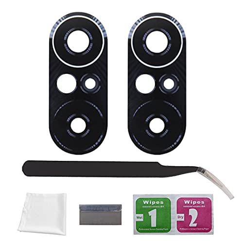 Eonpam 2 Pack Camera Glass Replacement for Xiaomi Poco F3 / Mi 11i HD Rear Lens Glass + Repair Kit