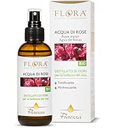 Flora Pureté Eau Aromatique de Rose 100 ml Bio-Cosmos Distillat de fleurs pour la beauté du v...