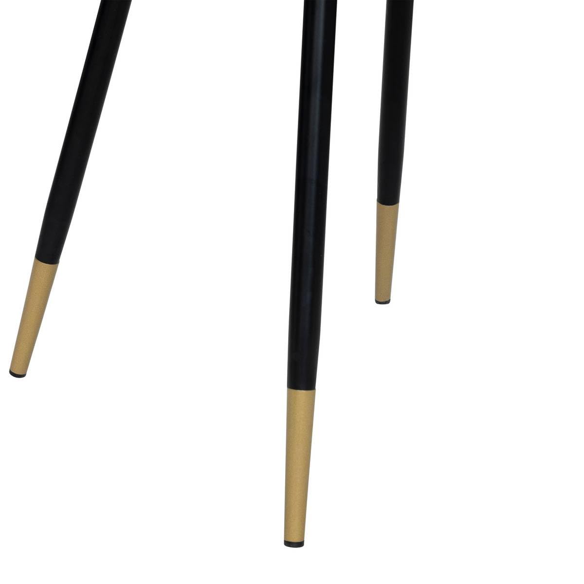Juego De 2 Sillas "tyka" Negras Con Ofertas En | Ofertas