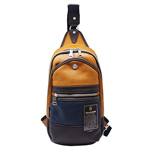 Bianchi ビアンキ ボディバッグ ワンショルダーバッグ A5 キャメル TBPI02-CA