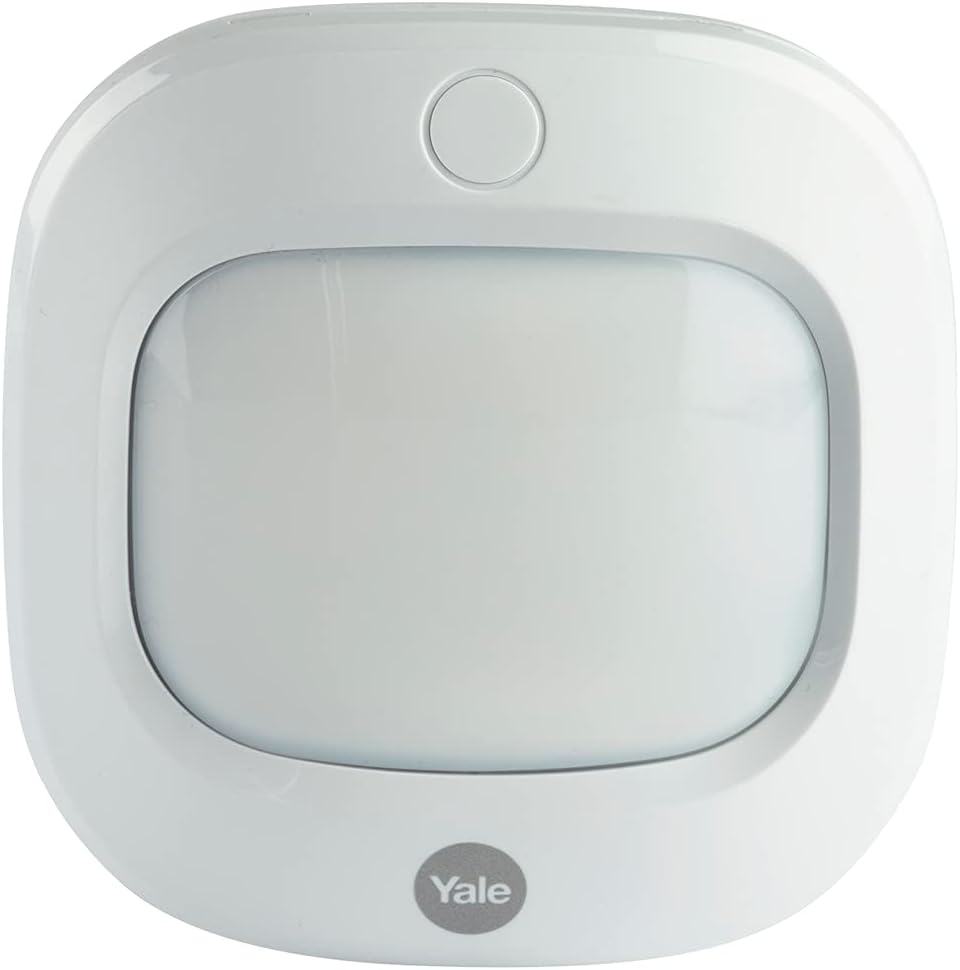 Yale Motion Detector | Sync Smart Alarm Accessory | 200m range | Tamper Proof | Smart Alerts | Compatible Voice Assistants | AC-PIR