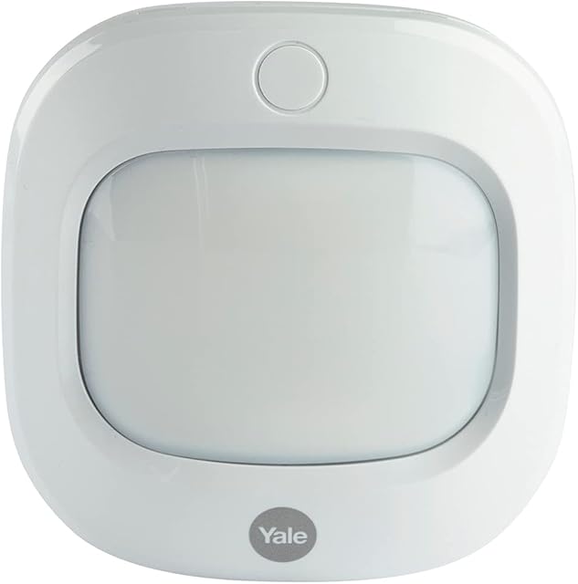 Yale AC-PIR Sync Alarm Motion Detector - Sync Smart Home Alarm - 200 m range - Works with Alexa, The Google Assistant - Philips Hue , White