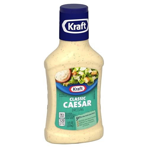 Kraft Classic Caesar Dressing, 8 fl oz Bottle