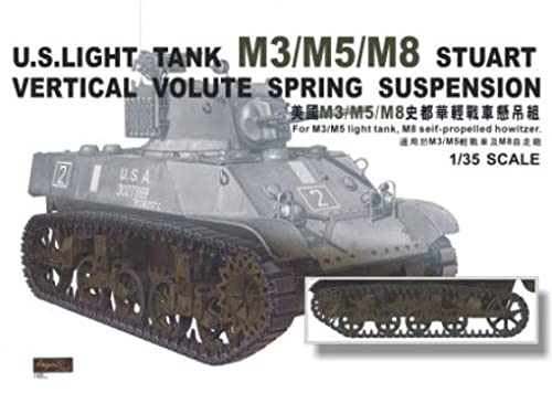 M-3/M5/M8 Stuart Light Tank Vertical Volute Spring Suspension 1-35 AFV Club