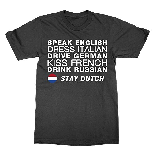 T-shirt Speak English Dress Italian idéal pour vos soirées et voyages décontractés