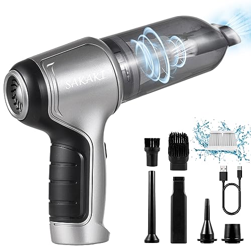 Handheld Vacuum Cleaner 14000Pa Cordless Portable Mini Car Vacuum 120W Power Strong Suction Blowing...