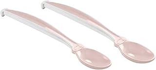 Thermobaby - Juego de 2 cucharas suaves, color rosa