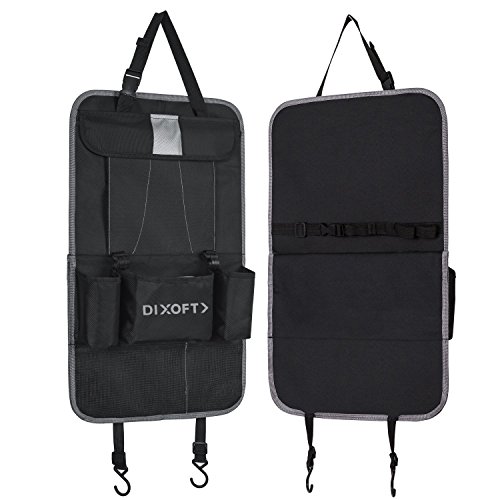 Dixoft Premium Car Back Seat Organizer With The Tablet Holder & Multiple Pockets For Kids, Baby's & Toddlers Use To Storage Toys, Stuffs And Kick Mat Seat Back Protector
