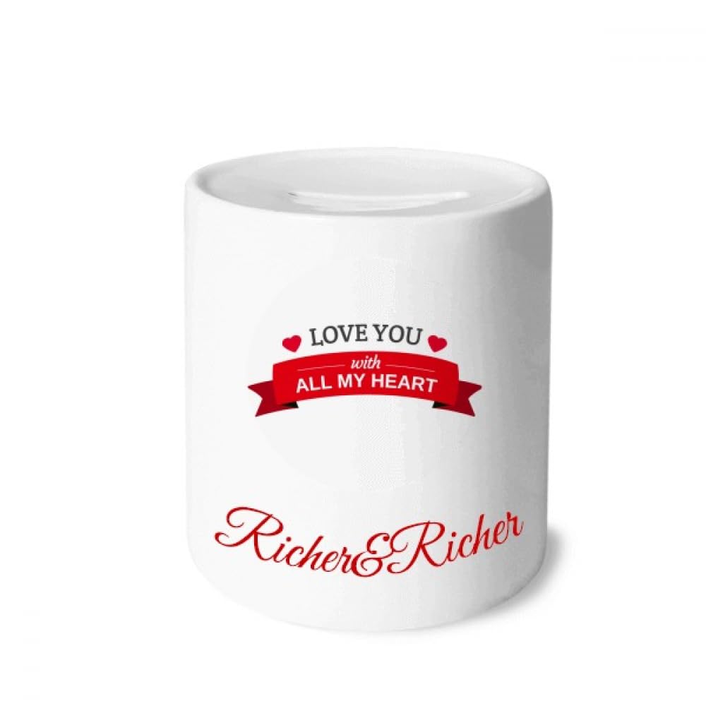 Tirelire Valentine Love You pour célébrer votre amour éternel