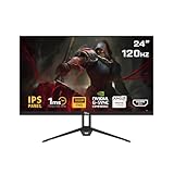 Twisted Minds TM24FHD120IPS 24” Gaming Monitor, 120Hz, 1ms, FHD, IPS Panel, HDMI 2.1 & DP 1.4, Built-in Speakers, Adaptive Sync, Low Blue Light, VESA Mount Compatible