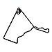 Achla Designs B-37 Plate Wall Hanger Bracket, Large