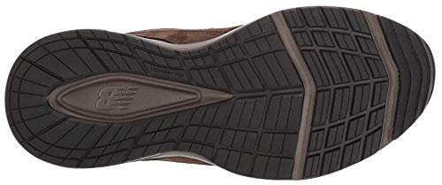 New Balance Tênis masculino 608 V5 casual confortável Cross Trainer, Marrom chocolate/branco, 10