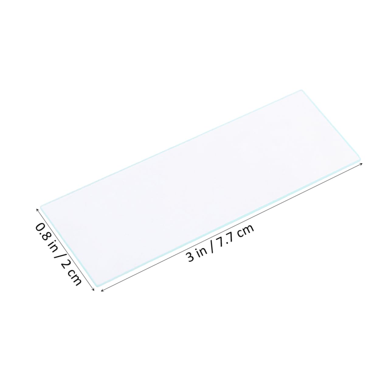 NAMOARLY 50 Pcs Vacuum Slide Microscope Slide Microscope Vacuum Microscope Slide High Clear Microscope Slide