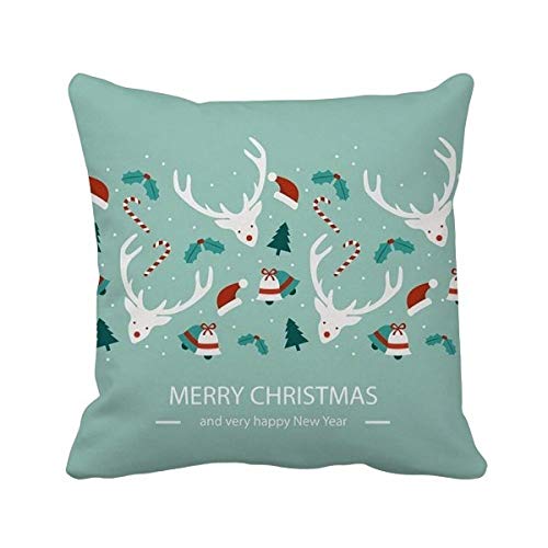 Coussin de Noël élan pour raviver un canapé terne 40x40 multicolore - 2
