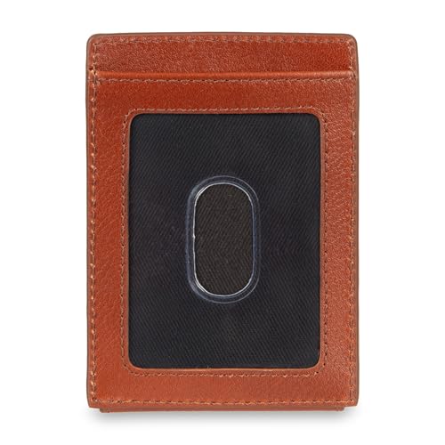 Image of Cole Haan Men's Leather Slim Magnetic Front Pocket RFID Wallet