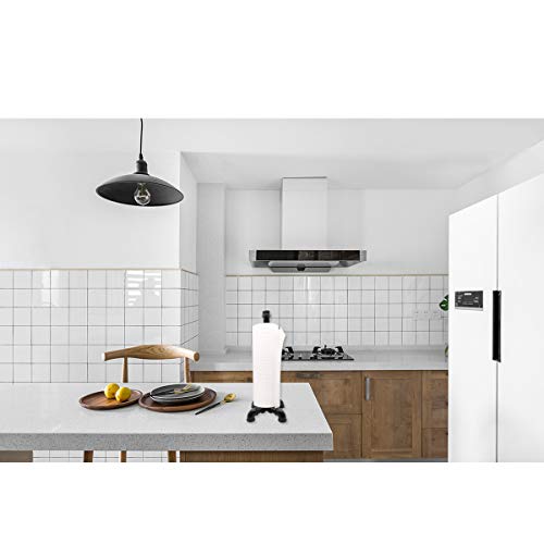 Soporte de pie industrial Mincool negro para toallas de papel 6