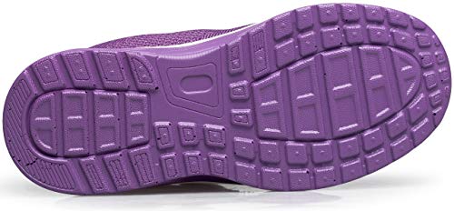 Anlarach Kids Toddler Shoes Boys Girls Athletic Running Shoes Air Cushion Sneakers For Toddler 7 Purple #TOP6