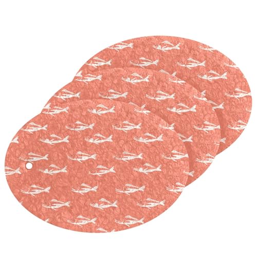 Absorbent sponges for Washing Dishes Fish Design Aquarius Salmon Effortless Kitchen sponges for Washing Dishes for Cleaning Kitchen Pans, Tableware, and Non Stick Cookware 3 Count