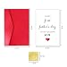 CSMOSJgreetings Happy First Father’s Day to My Amazing Son, Funny Fathers Day Card from Mom Dad, Father Gift for Men