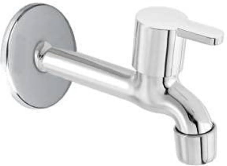 BATHBLISS Marc Stainless Steel Long Bib Cock Taps with Wall Flange - Pack of 1 (B0D8Z4NPMD) Amazon Price History, Amazon Price Tracker