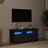 Avec ses dimensions pratiques de 90x35x40 cm, ce meuble télé noir s'intègre parfaitement dans n'importe quel coin de votre pièce. Son design élégant et sa taille adaptée en font une solution de rangement idéale pour compléter votre zimmer deko.