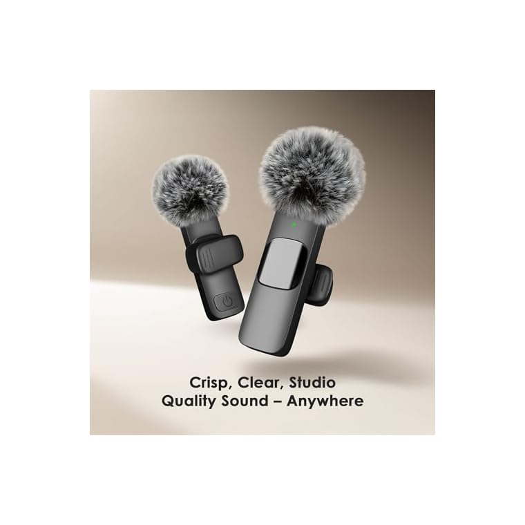 Mini Mic Pro (Latest Model) - Professional Wireless Microphone for iPhone, iPad, Android, Lavalier Microphone for Video Recording - iPhone Mic Crystal Clear Recording with USB-C for Content Creators - Image 3