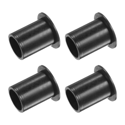 Kozelo 4pcs Cojinetes de Manga de Nailon con Brida [13mm de Diámetro Interior x 16.1mm de Diámetro Exterior x 22.1mm de Longitud] Casquillos de Nailon para Eje, Negro