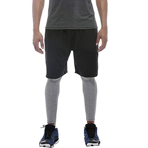 Ajcoflt Calções esportivos masculinos para corrida de secagem rápida respirável roupas esportivas el