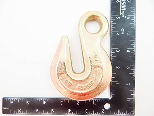Red Hound Auto (2 Heavy Duty 1/2 Inches Eye Grab Hook - Grade 70 #TOP3
