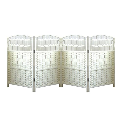 Cloison de séparation courte style ferme 4 panneaux pour chambre