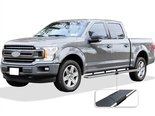 Estribos APS de acero inoxidable para Ford F150 miniatura 6