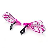PROOTOM Motorcycle Universal Handguards Hand Guards 7/8' 22mm Handlebar Handguard For off Road ATV For Sur Ron Motocross Dirt Bike Enduro (pink&white)