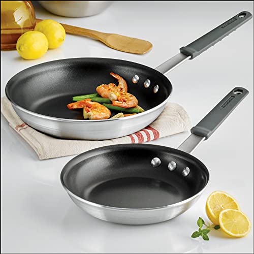 Tramontina 80114/574DS Pro-Line Aluminum Nonstick Restaurant Fry Pan Set, 8