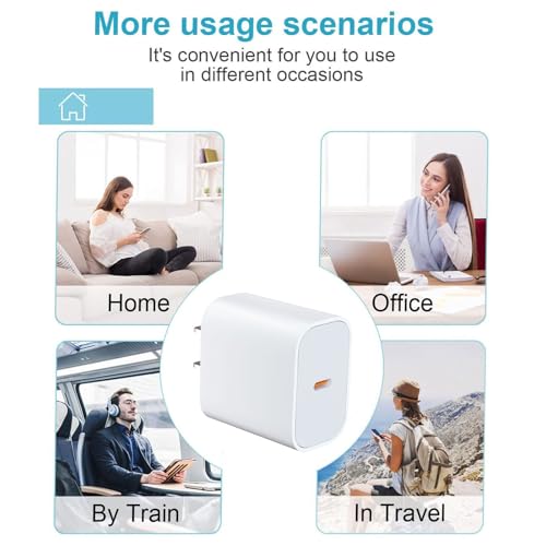 Image of i Phone USB C Fast Charger, 3Pack 40W USB C Wall Charger with 6FT Cable for i Phone 17 /17 Plus /17 Pro /17 Pro Max /16 /16 Plus /16 Pro /16 Pro Max /15 /15 Plus /15 Pro /15 Pro Max
