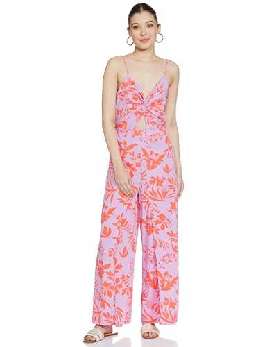 Image of Ketch Women Regular Fit Printed Sleeveless Jump Suit