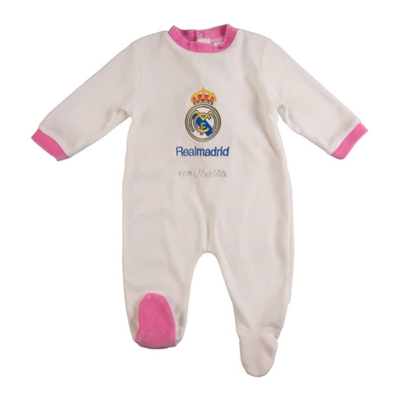 Champion's City Pelele - Color Blanco y Rosa - 100% Madridista
