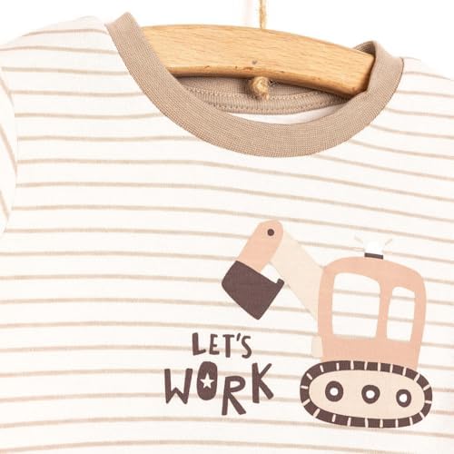 HelloBaby HelloBaby Erkek Bebek Uzun Kol Pijama Takımı Çıtçıtlı Bisiklet Yaka Uzun Paça Uzun Kol - Görsel 3