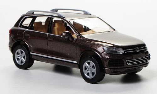 Preisvergleich Produktbild VW Touareg, met.-braun , Modellauto, Fertigmodell, Wiking 1:87