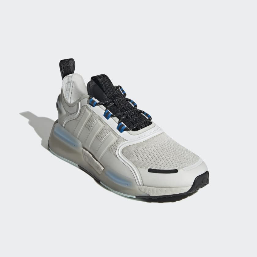 adidas NMD_V3 Shoes Men's, White, Size 10, Crystal White/Cloud White/Blue Rush4