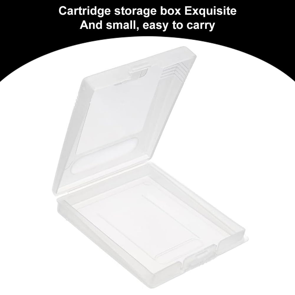 Game Card Cartucho De Almacenamiento,Caja De La Caja Cubierta De Polvo,Protectores de Juegos,Funda de Cartucho de Juego de Plástico Transparente,para Nintendo Game Boy GBA Boxed Game,8 PCS